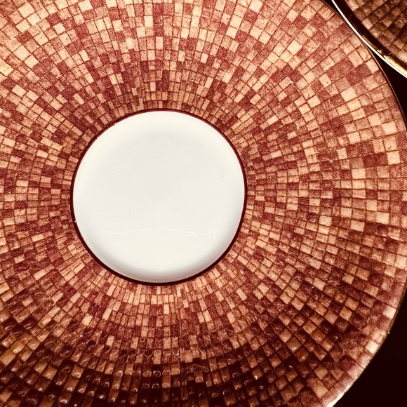 LENOX MOSAICO D'ITALIA COLLECTION CHUCK FISCHER Elegant Mosaic Saucers - Picture 6 of 8